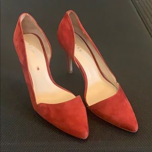 Suede Reiss Heels burnt Sienna size 41